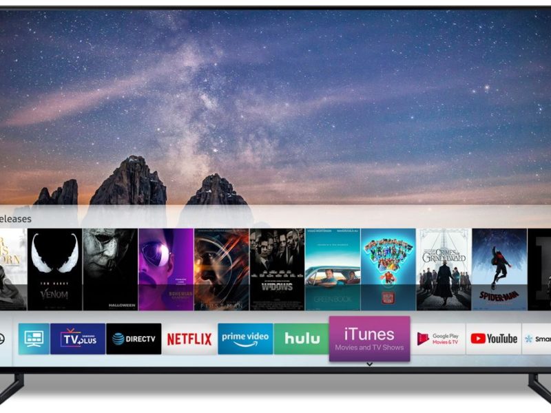 Samsung Smart TV z obsługą iTunes Movies & TV Shows oraz AirPlay 2